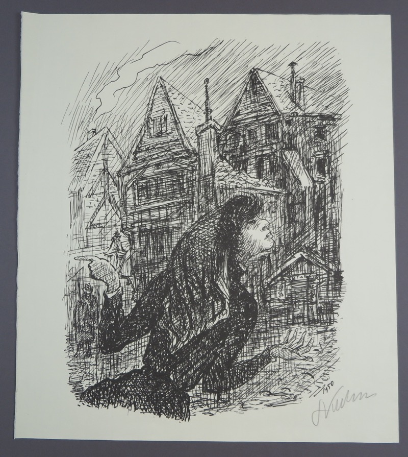 Alfred Kubin Dirne Lithographie 1950 handsigniert eBay